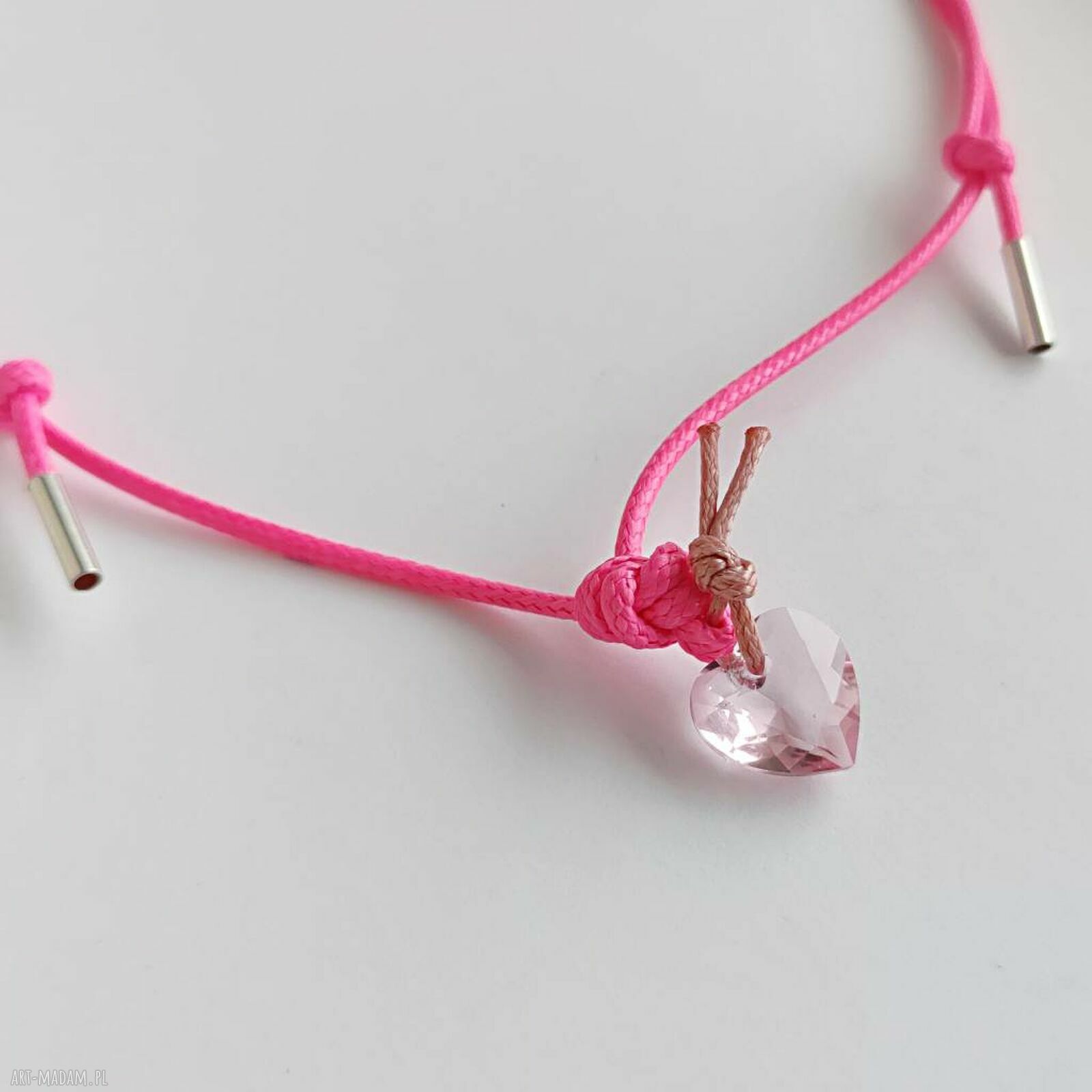 Serduszko wisiorek - srebro 0,925 i Swarovski