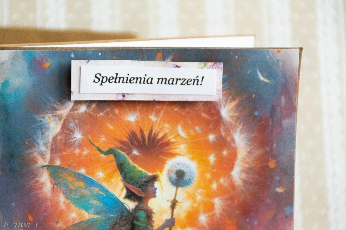 Kartka z kopertą Spełnienia marzeń - romantyczna dziewczynka (seria Prosta, nr 4)