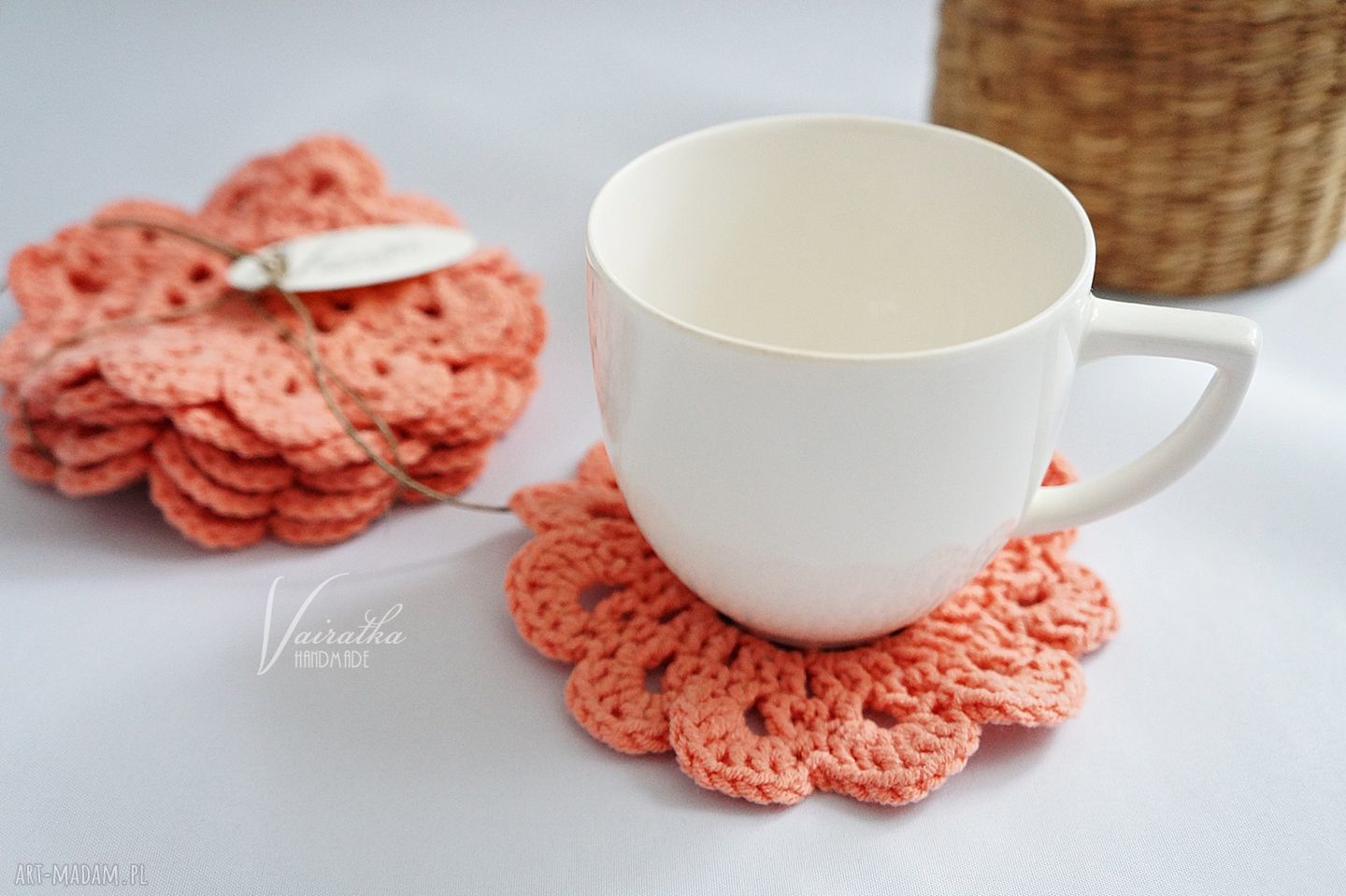 Podkładki serwetki bawełniane 094 zestaw mięciutkich serwetek