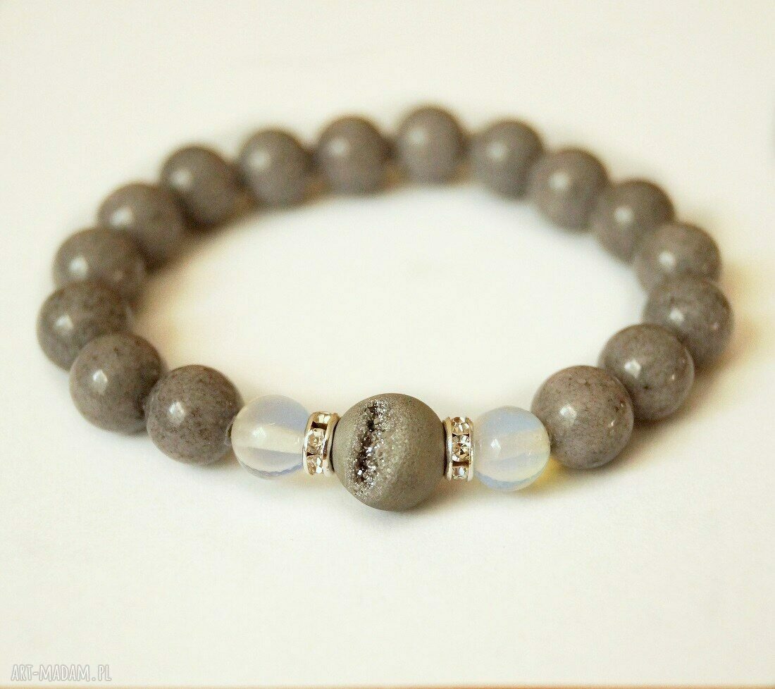 Set graphite, grey, jades&zircons