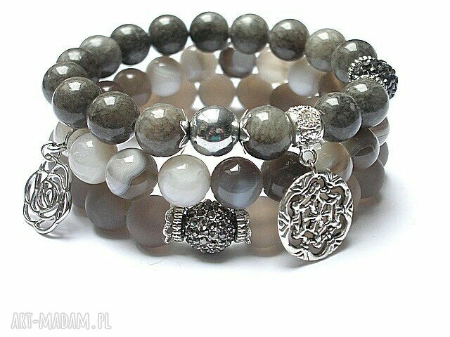 GREY SET Ręcznie robione