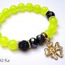 wyjątkowe bransoletki shamballa kolekcja rich - neon flower