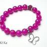 handmade bransoletki magenta