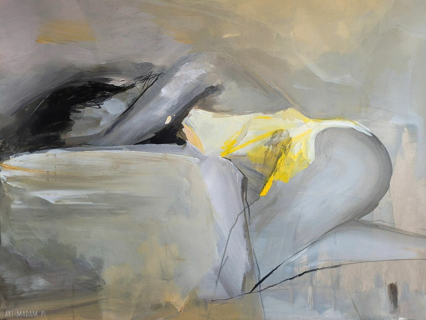 She - 100x70 - obraz kobieta (giclée) do salonu Louka