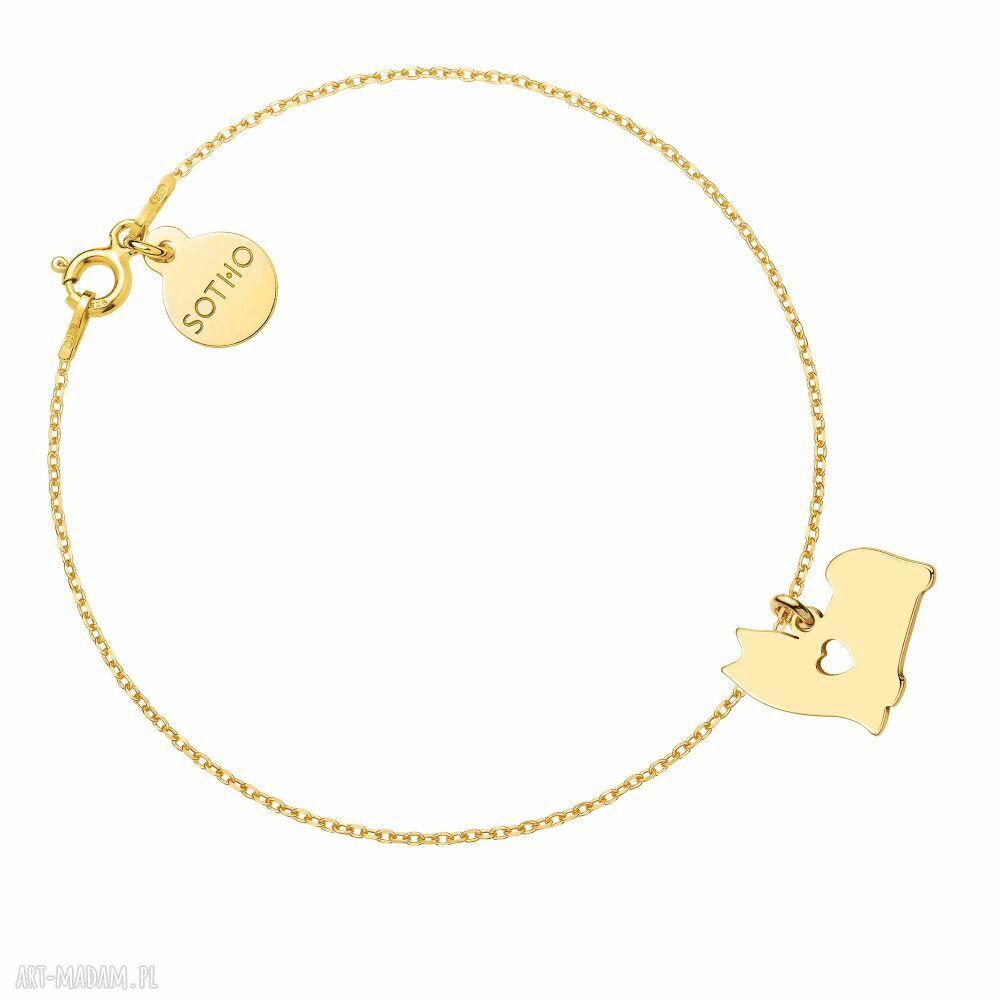 Złota bransoletka psem rasy shih tzu pies shihtzu zwierzak