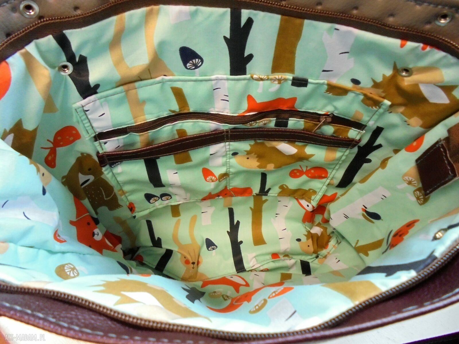 Shopper Bag z kieszenią