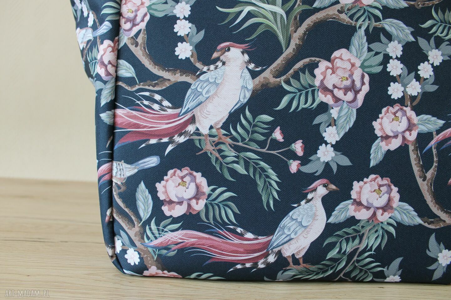 Shopper Bag - rajskie ptaki na ramię
