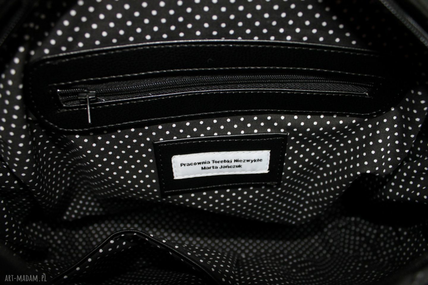 Shopper Bag Łódka - czarna