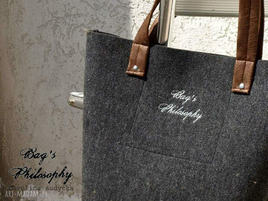 Shopper Bag z kitą w stylu folk!