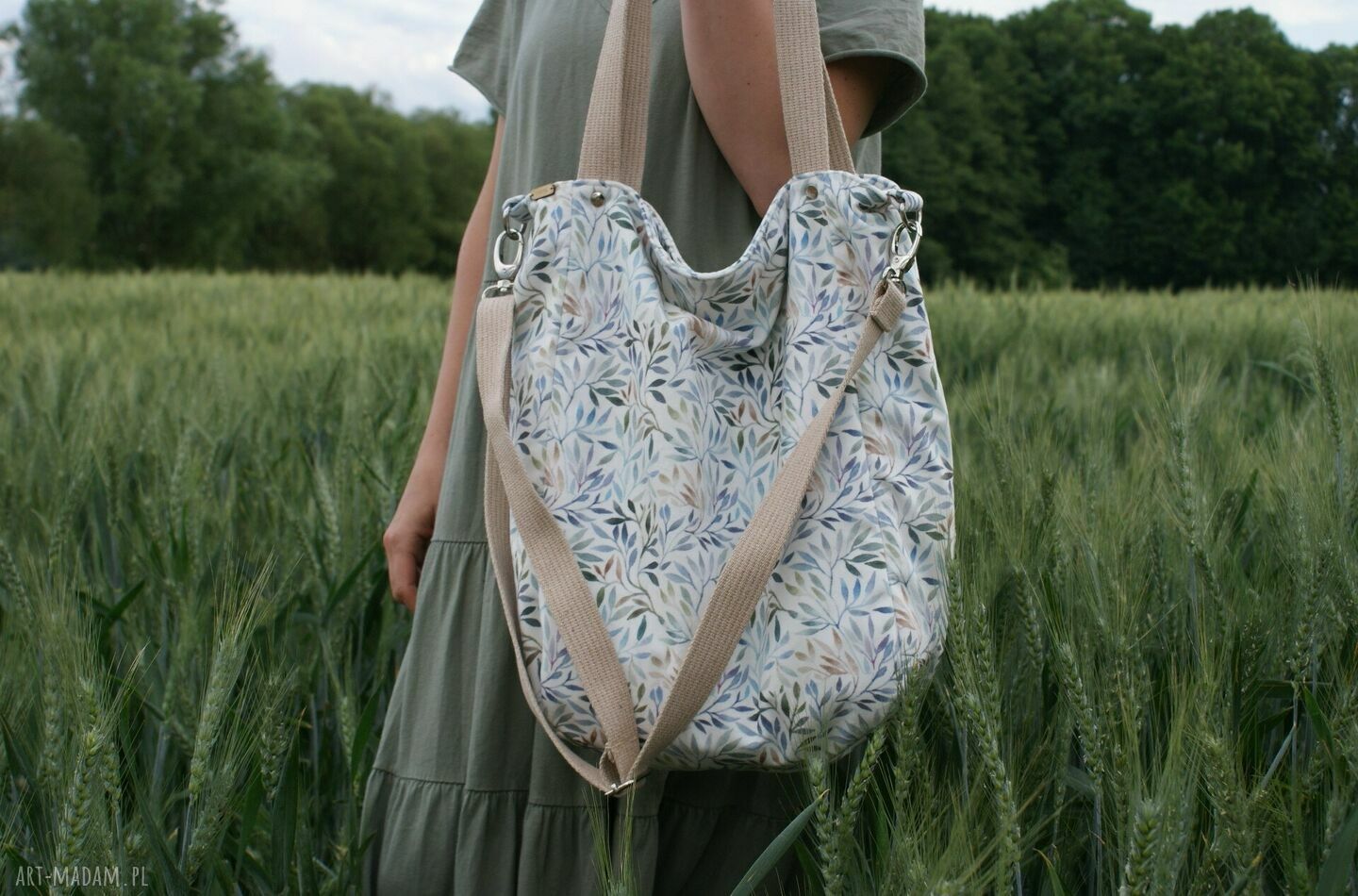 Klasiks listki welur shopper torba ramię lato torebka plażowa