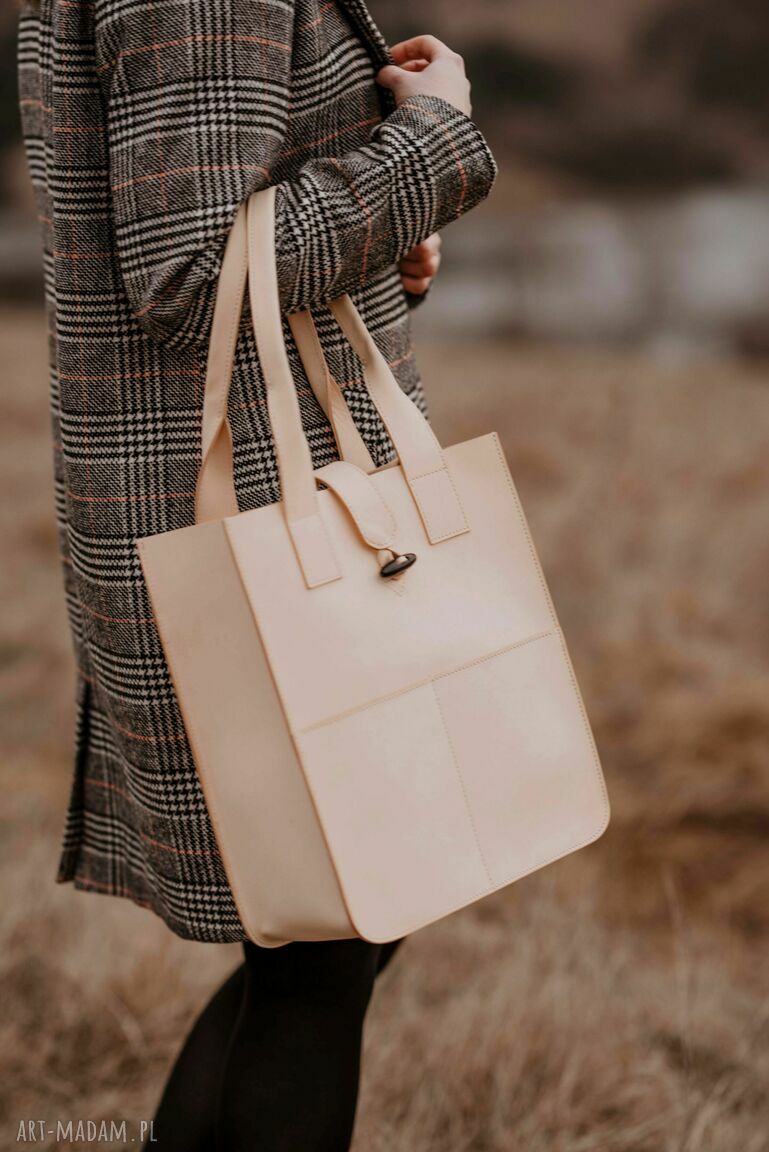Shopper Natur - skórzana torba na ramię Crosna