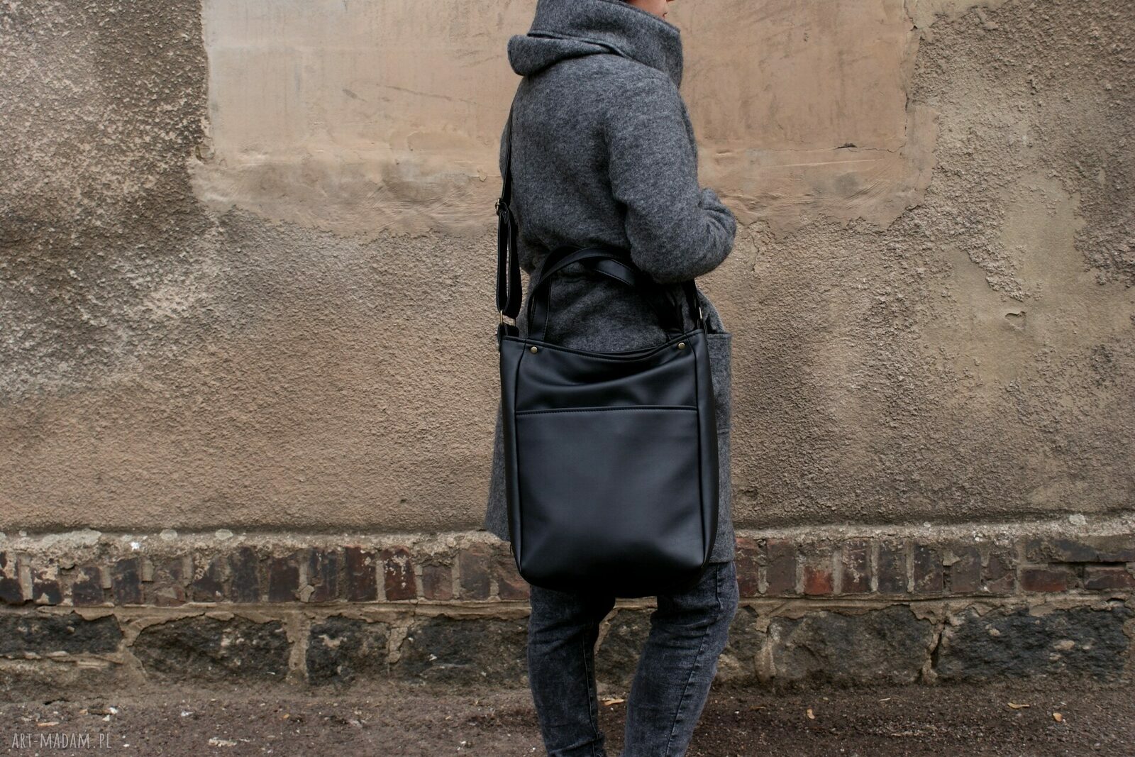 IKS pocket czerń Handmade