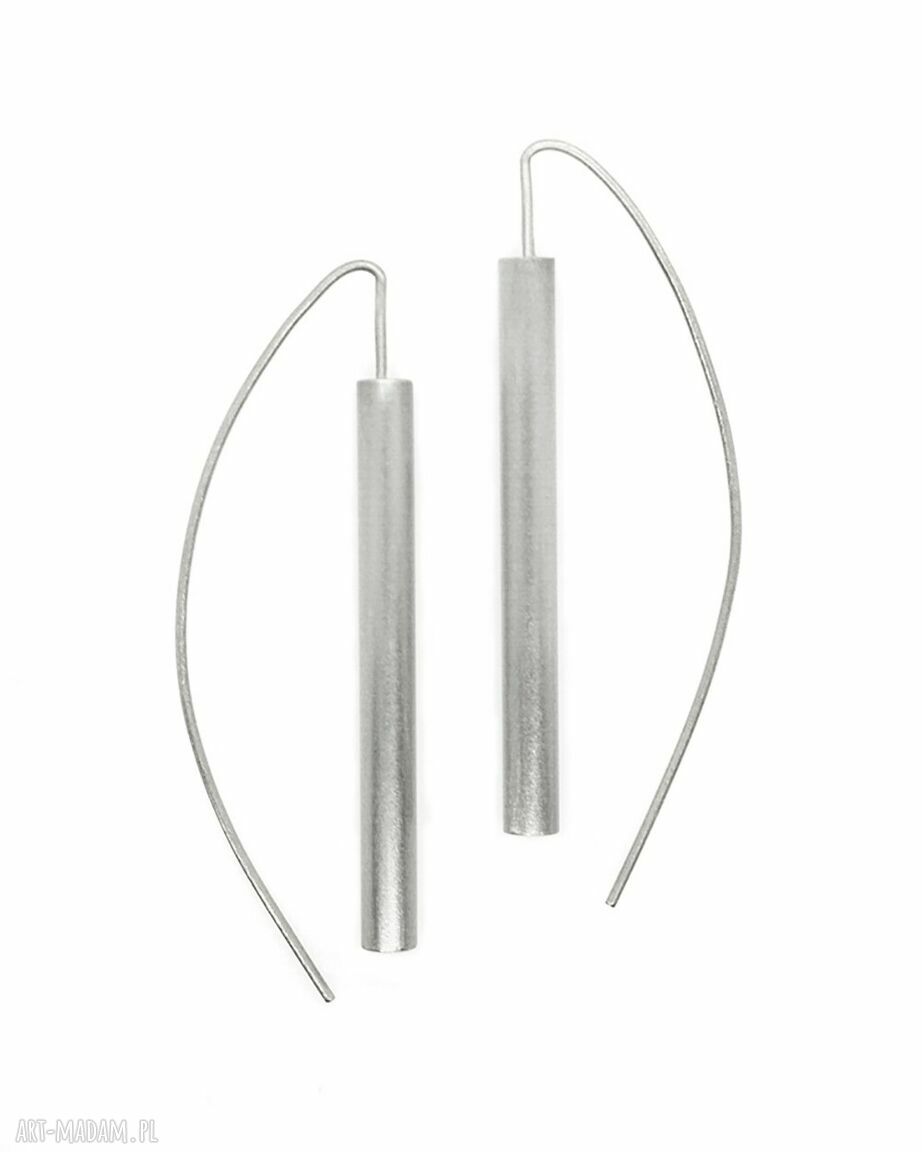 Srebrne kolczyki SIMPLE No. 3 - minimalistyczny blask