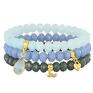 handmade bransoletki simply charm crystal baby blue, levender, grey