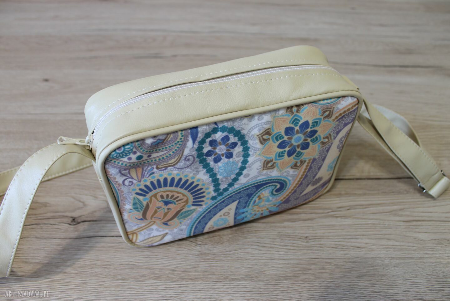 Torebka mini Single Bag paisley - ręcznie robiona