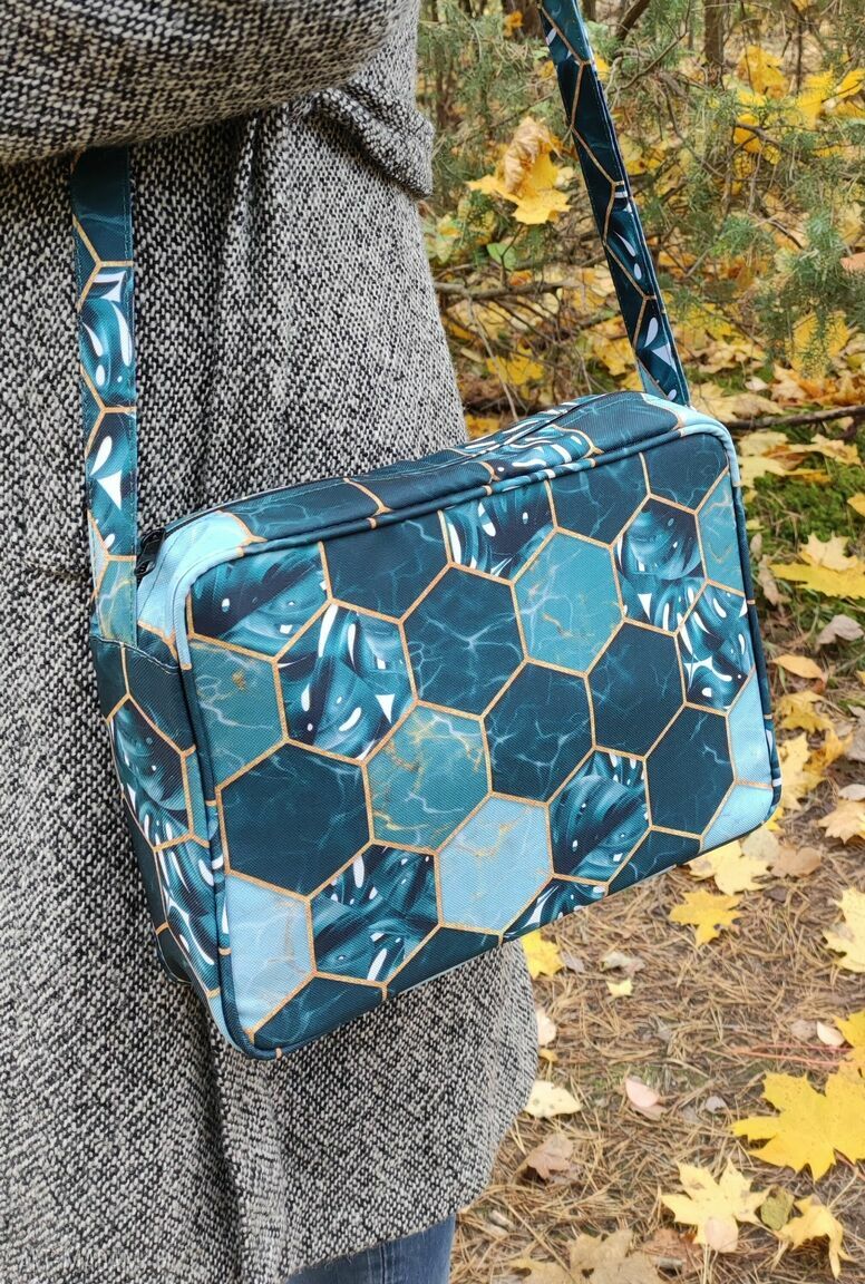 Single Bag - jesienne motyle - elegancka torebka na ramię