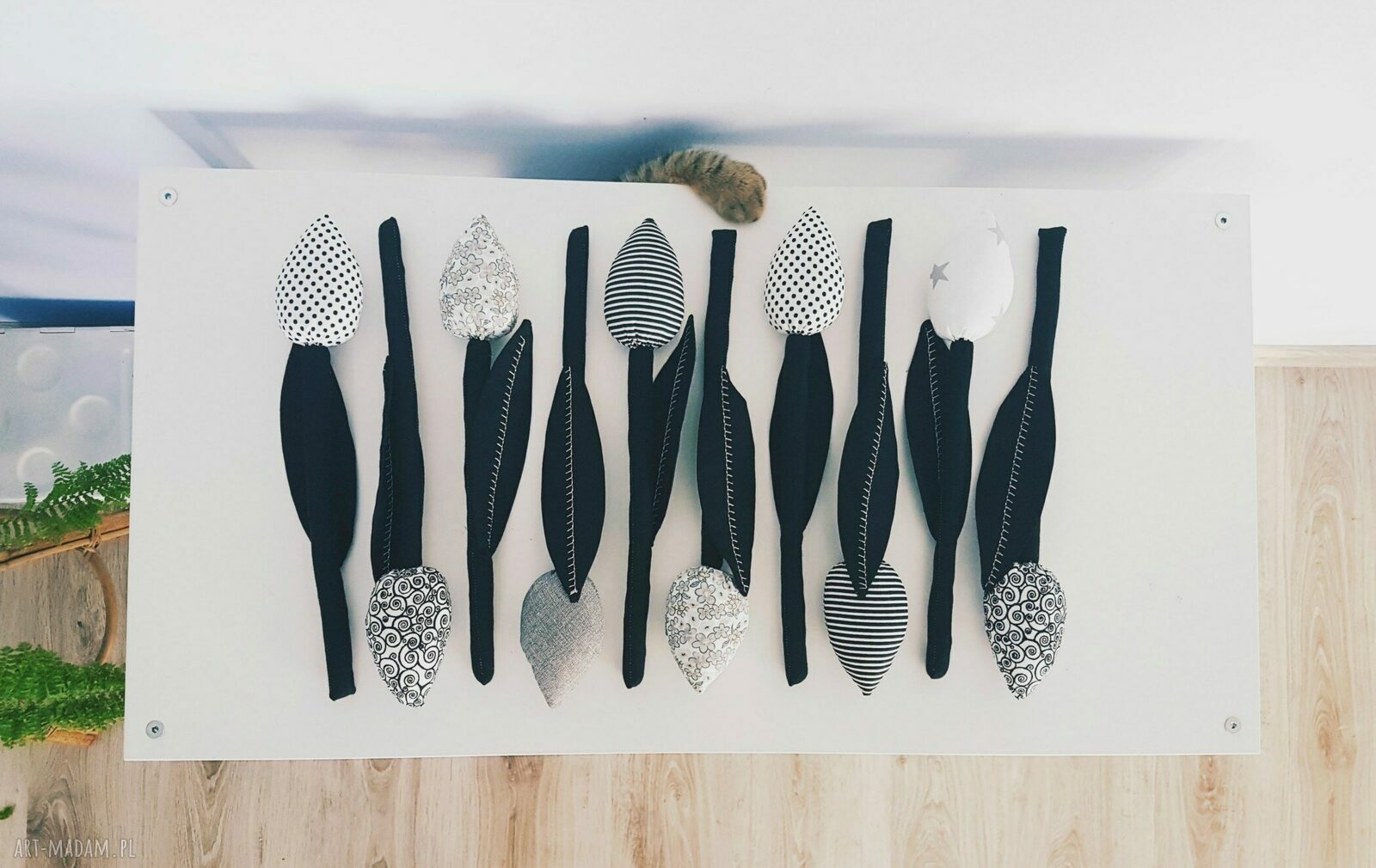 skandynawskie tulipanki bukiet hand made