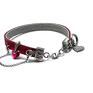 czerwone bransoletki skóra rzemień strap - ruby heart - bransoletka