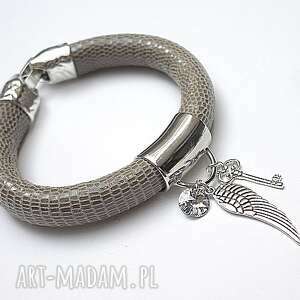 strap - taupe snake 13 05 15 ki ka pracownia - szare