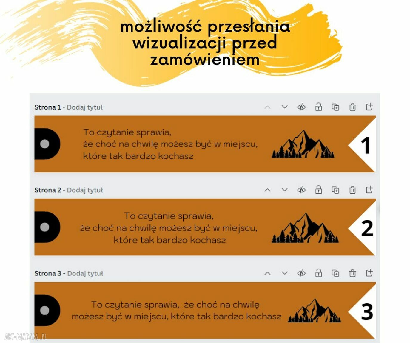skórzana personalizowana zakładka do książki z cytatem, imieniem, napisem - grawer, laser - brązowa