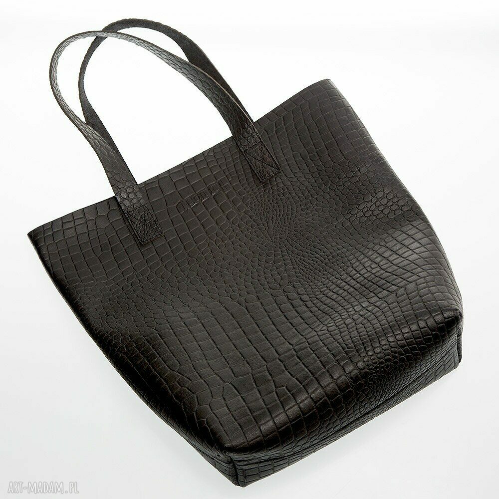 Skórzana Torba Damska SHOPPER SNAKE