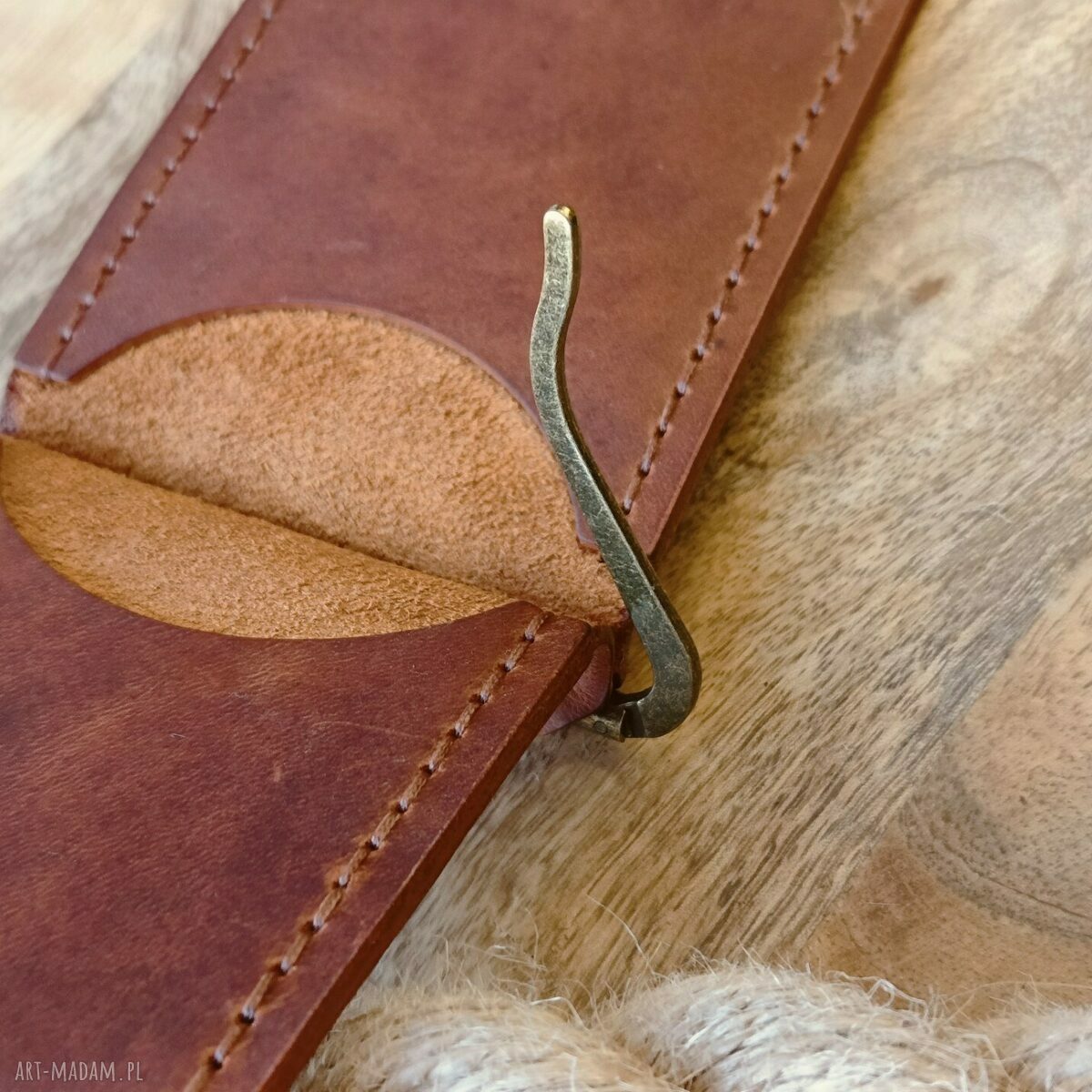 Skórzany portfel z klipsem Luniko Leather Goods - elegancja w Twojej kieszeni