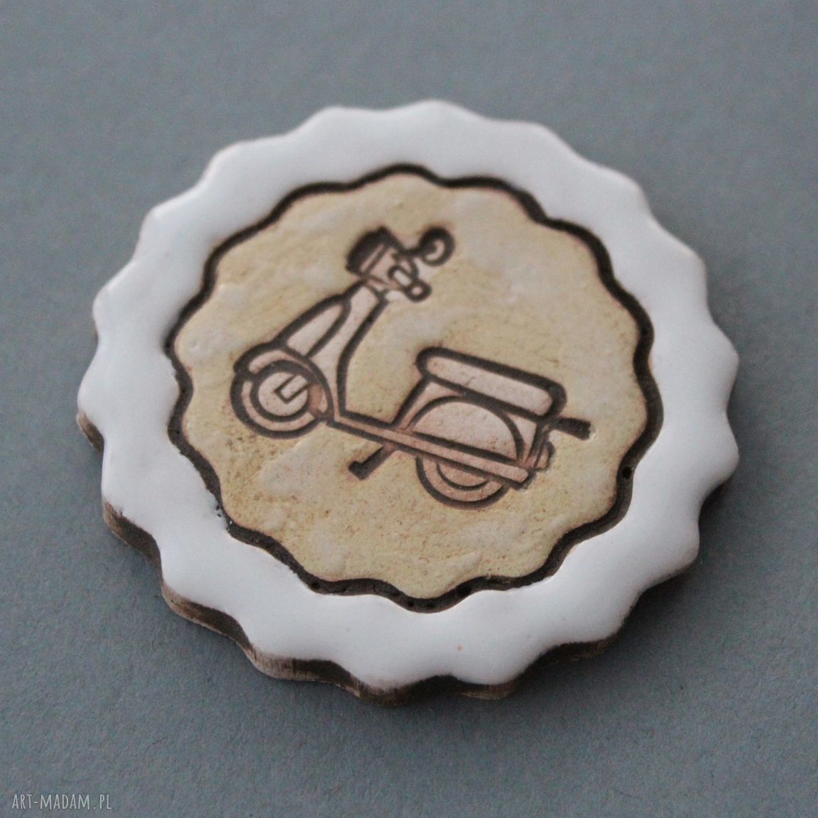 Magnes ceramiczny Skuter - Motor On i Ona