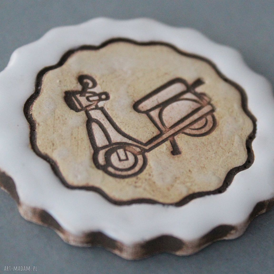 Magnes ceramiczny Skuter - Motor On i Ona