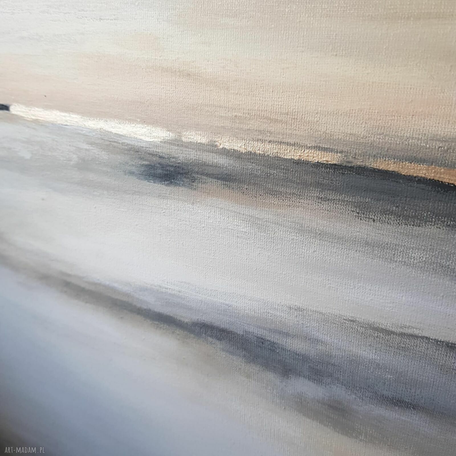 Śladami wiatru - nowoczesny obraz akrylowy 100x50 cm na płótnie