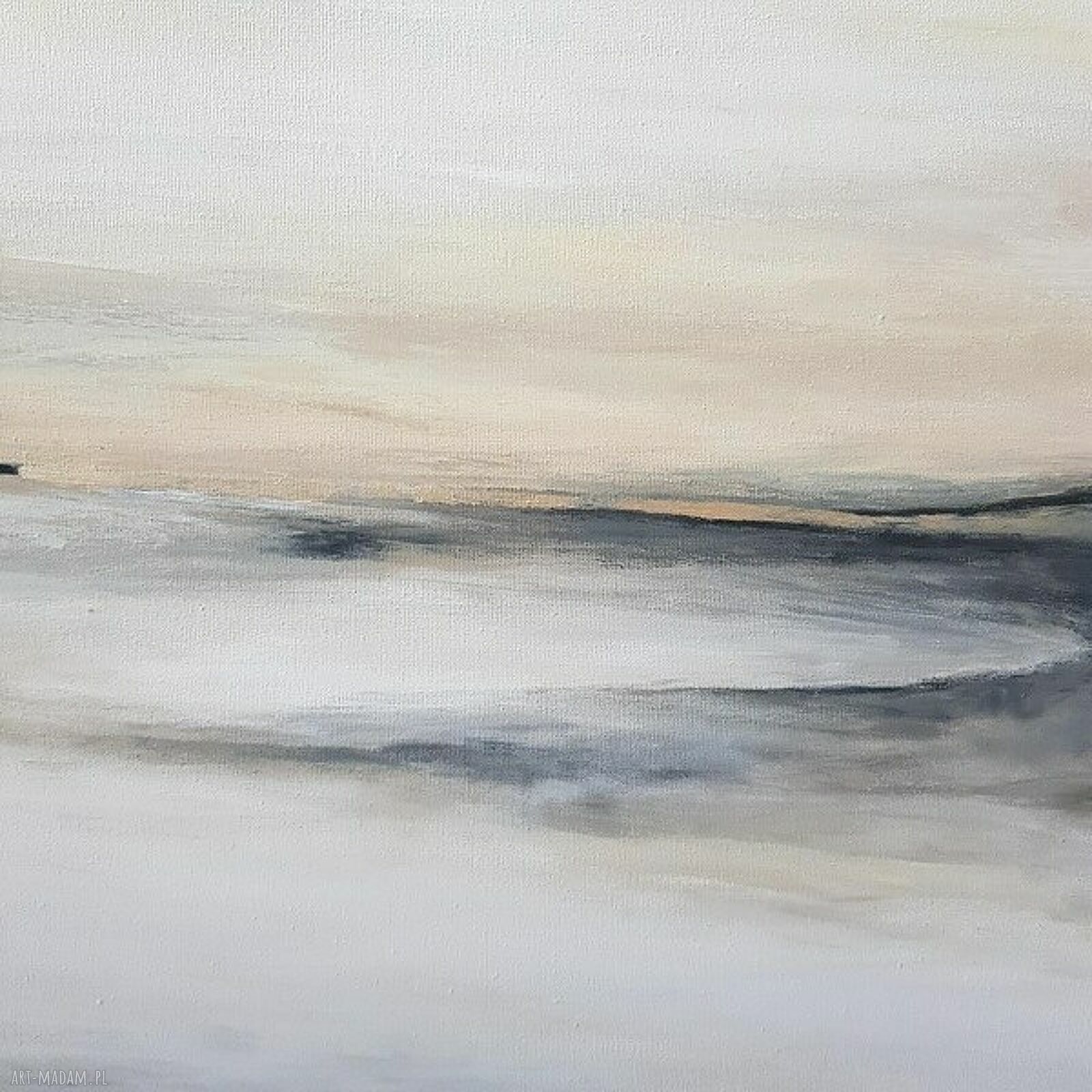 Śladami wiatru - nowoczesny obraz akrylowy 100x50 cm na płótnie