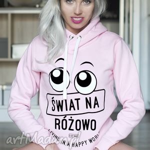 bluza widzę świat na różowo