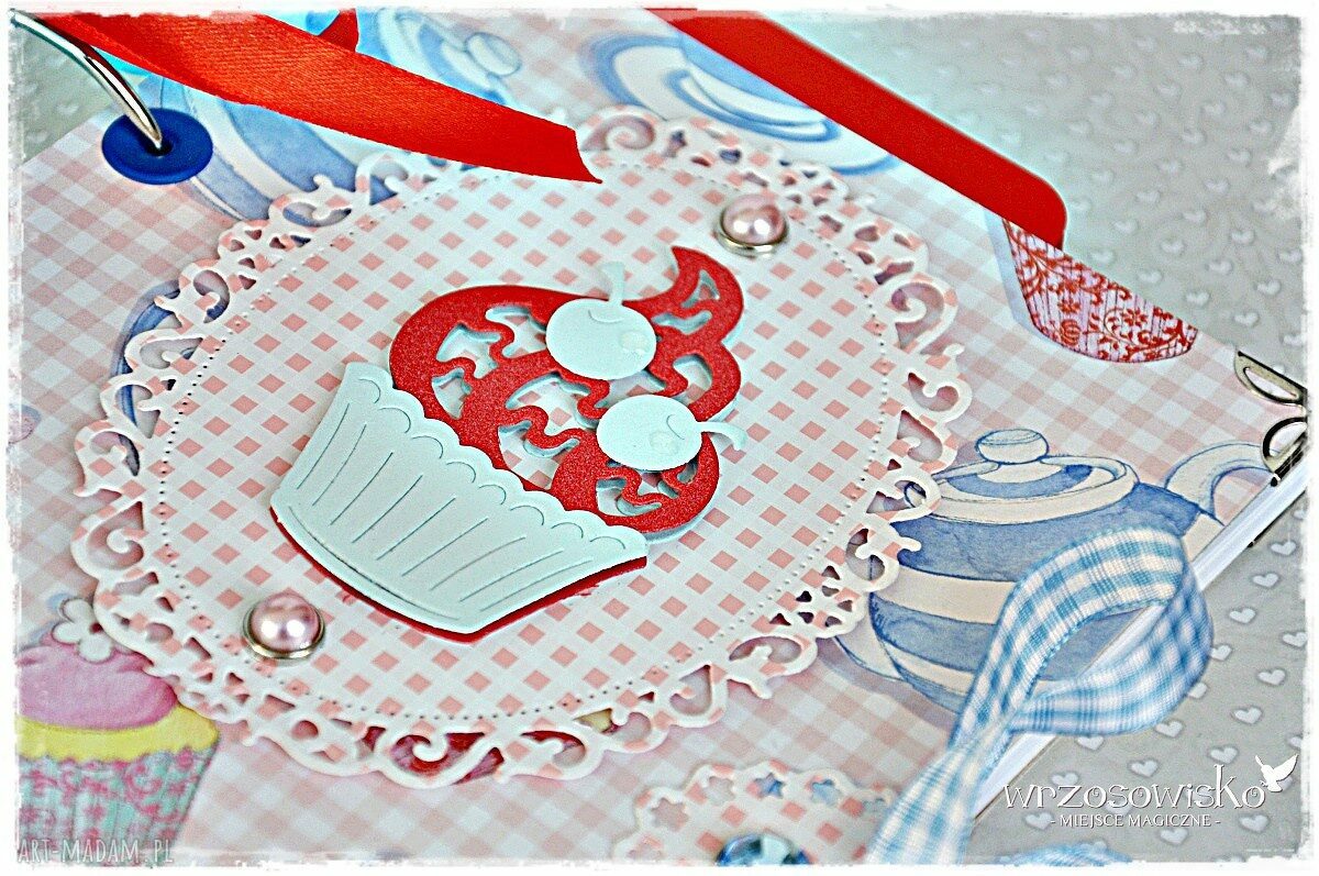 Słodka babeczka przepisnik handmade na domowe przepisy art Madam.pl