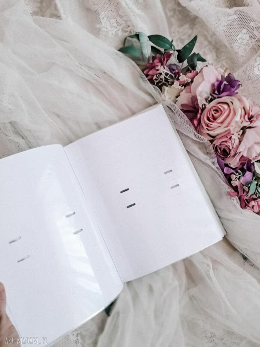 Słodki Króliś - personalizowany album na zdjęcia pamiątka Chrztu Świętego