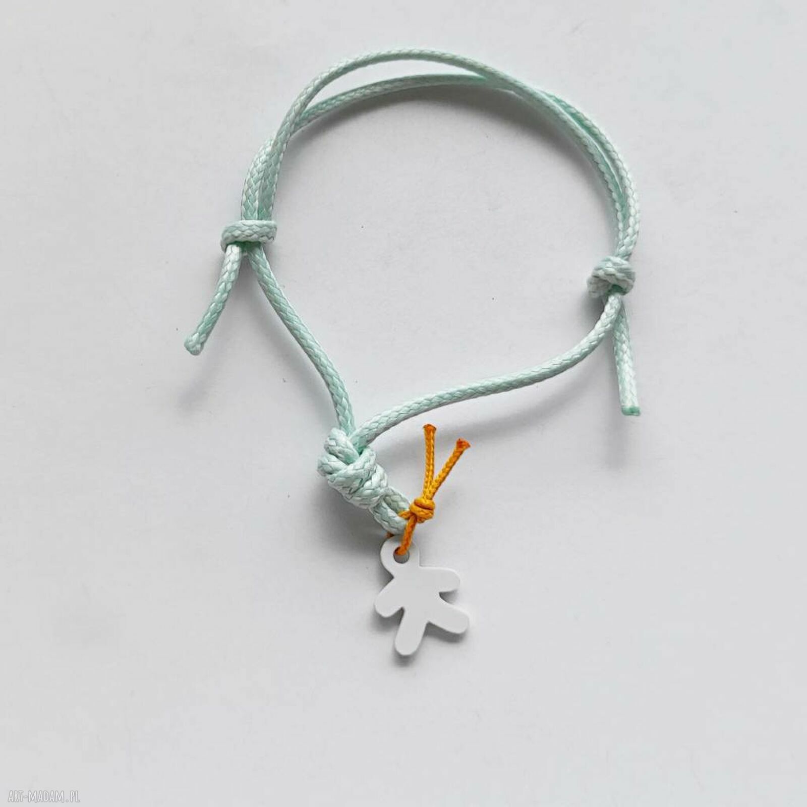 SŁODKI PAMPEREK - bransoletka handmade na kolorowym sznurku