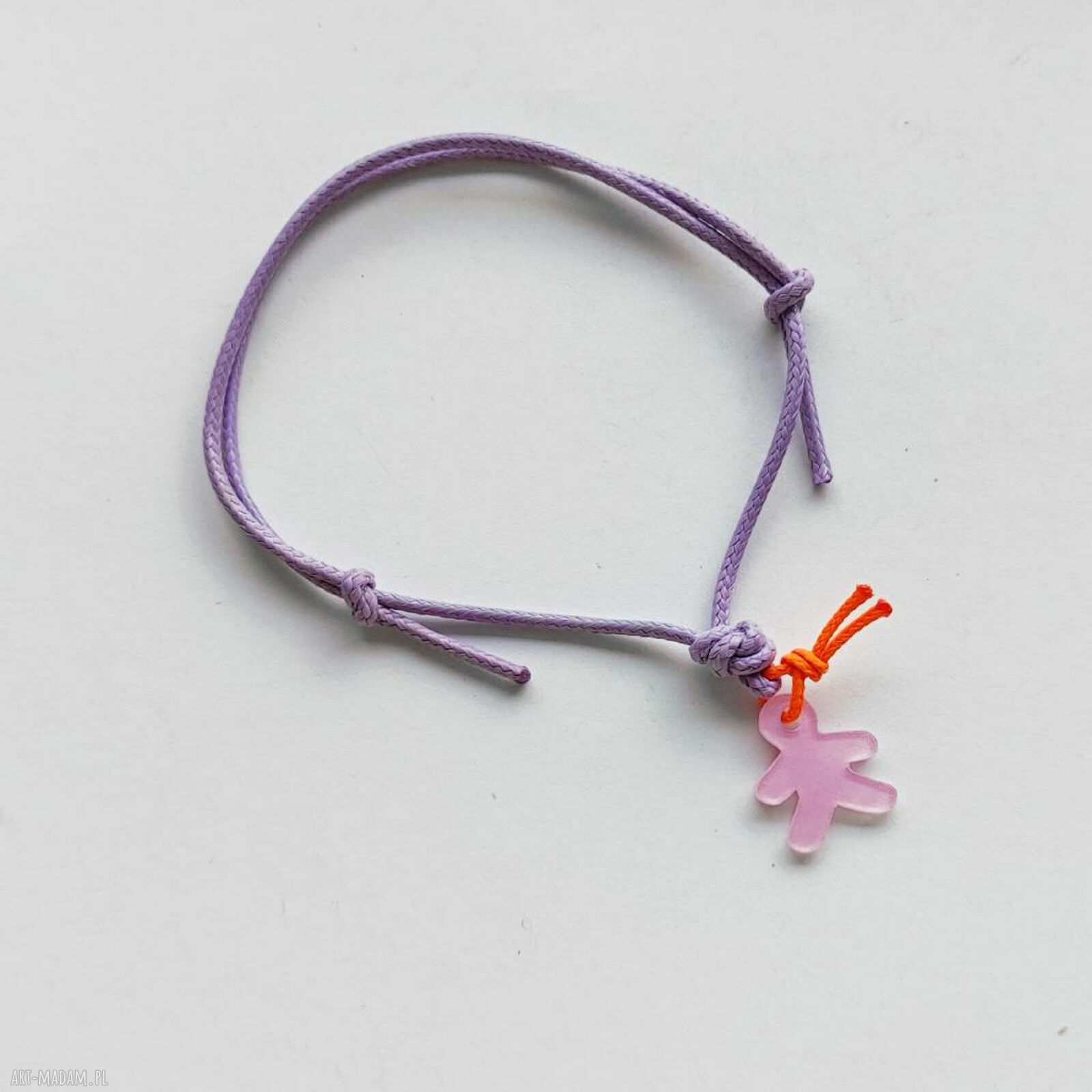 Słodki Pamperek - bransoletka handmade na sznurku Katarzyny Kaminskiej