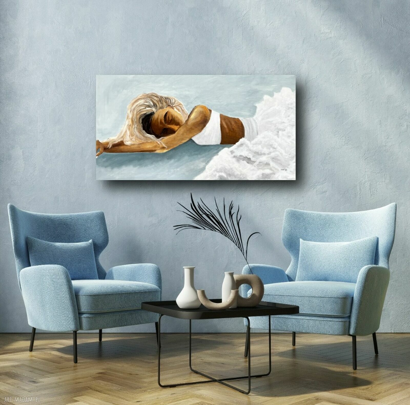 Słodkich snów - obraz balerina 60x110 cm z cyklu „Madison. Namalowałam piosenki”