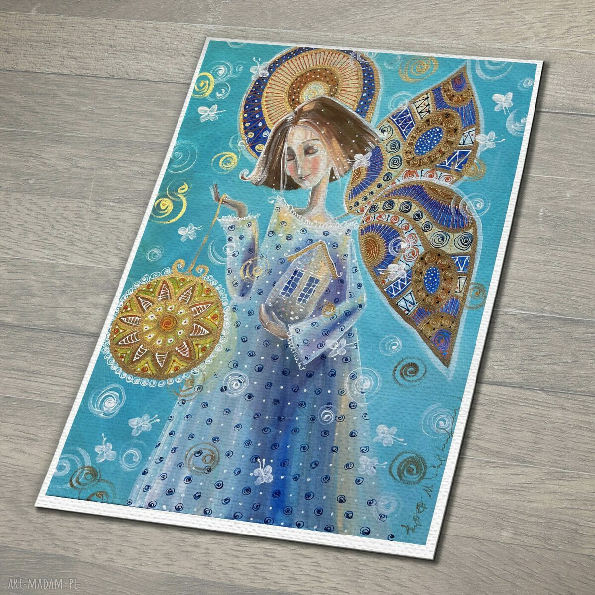 Słoneczna dusza mojego domu - plakat 40x50 cm z druku pigmentowego