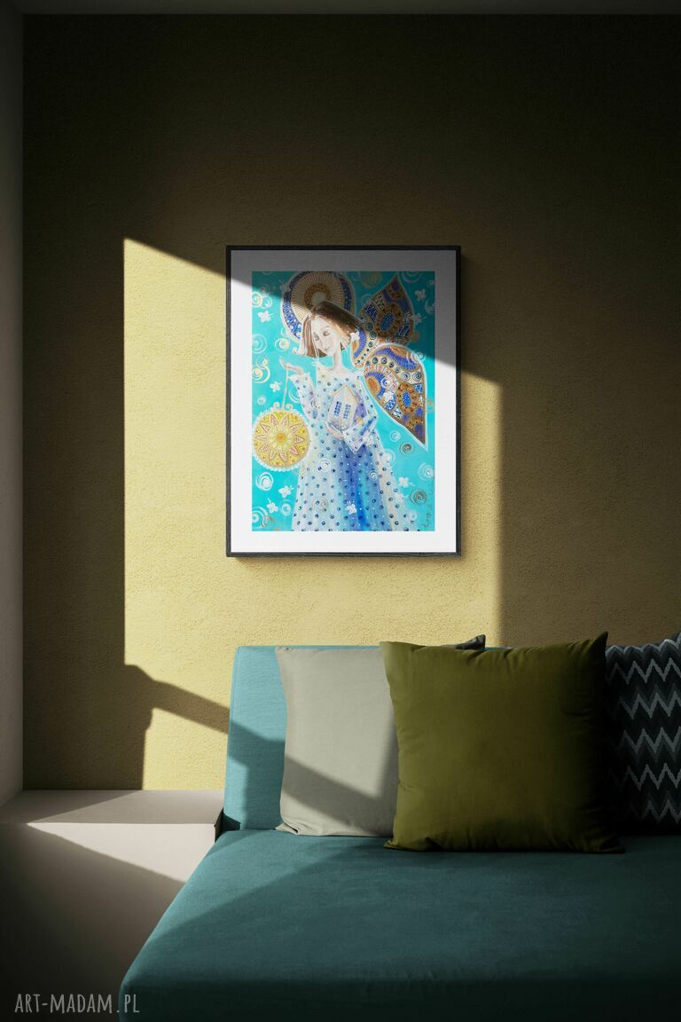 Słoneczna dusza mojego domu - plakat 40x50 cm z druku pigmentowego
