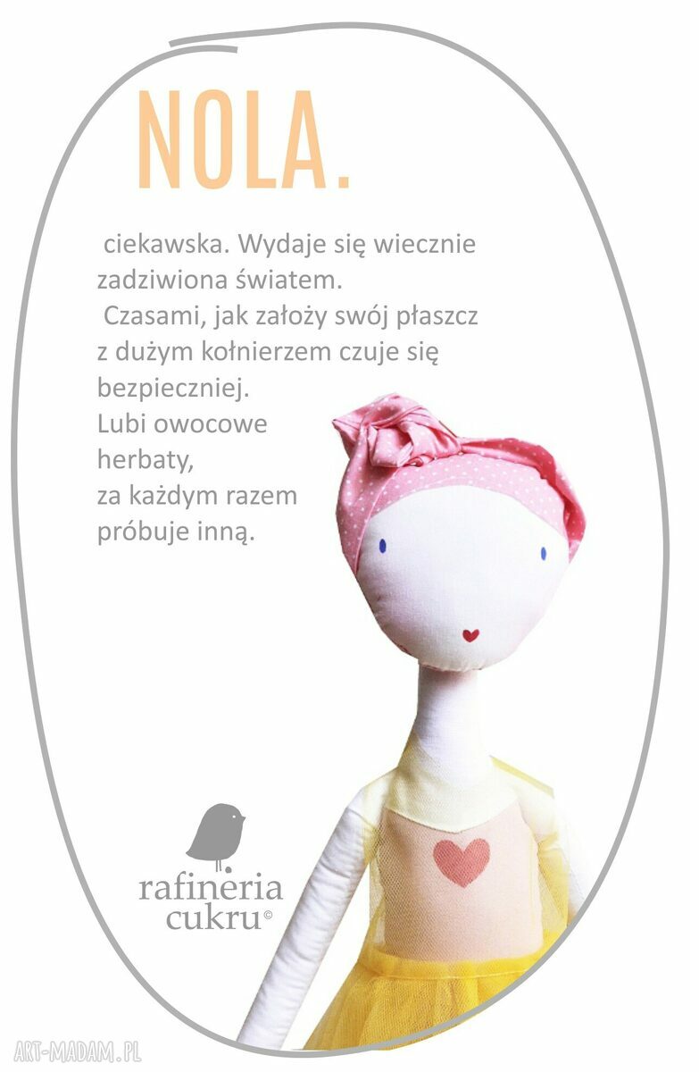Słoneczna Nola - lalka z sercem, baletowa