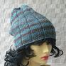 turkusowe czapki slouchy beanie czapka unisex