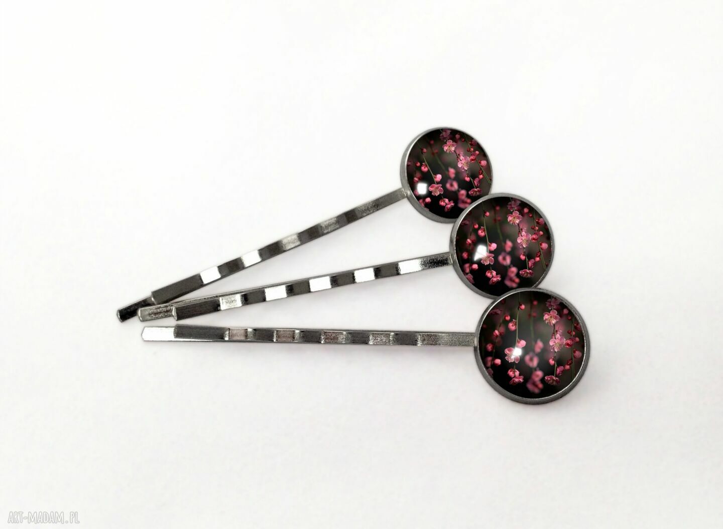 Retro kwiaty wsuwki włosów komplet wsuwek ślubne ozdoby panny