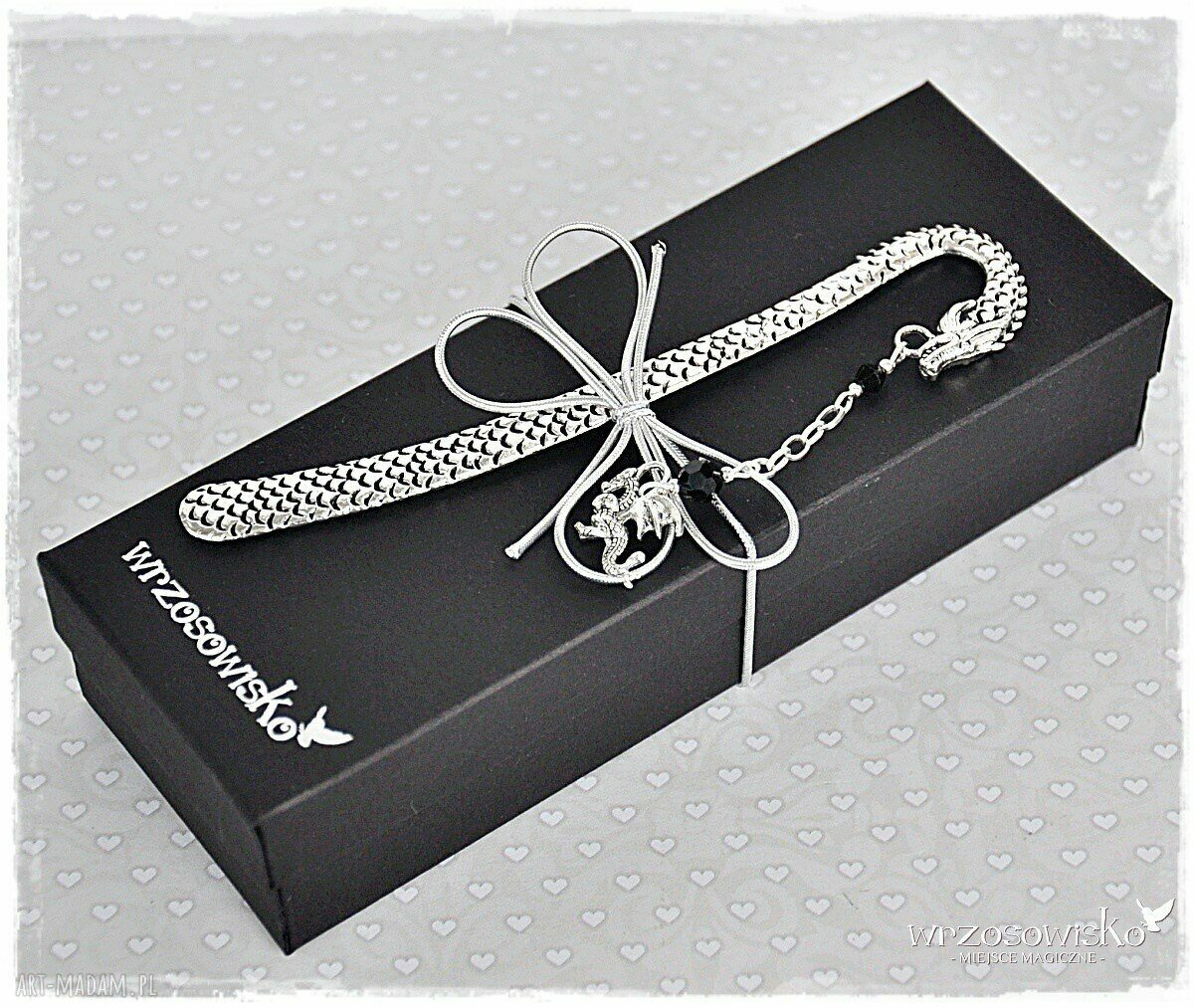 Smocza zakładka handmade