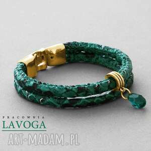 snake bracelet in emerald ii