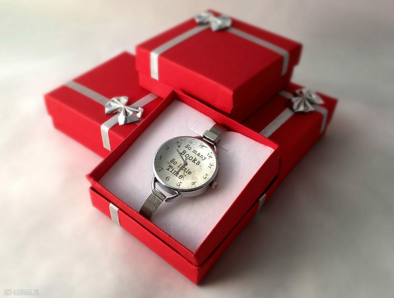 zegarki: So many books Zegarek z dużą tarczką 0920WS ręczne wykonanie