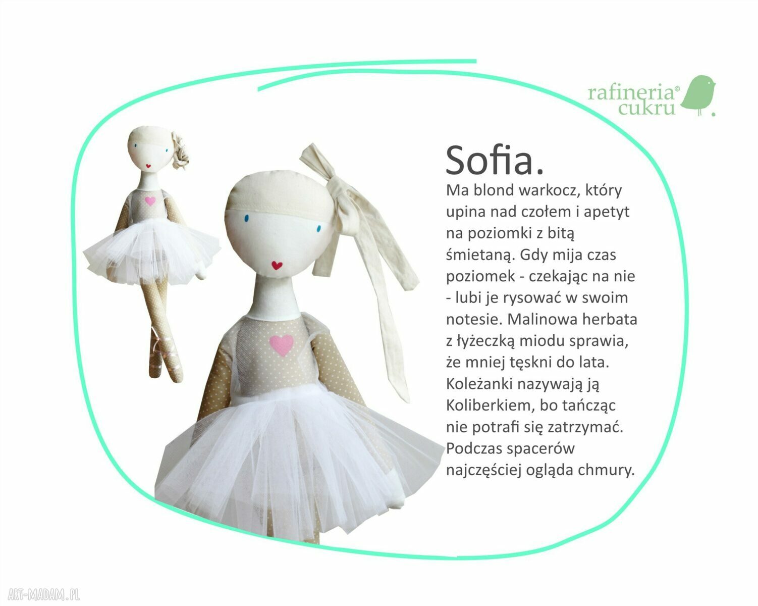 Sofia baletowa. Lalka z sercem