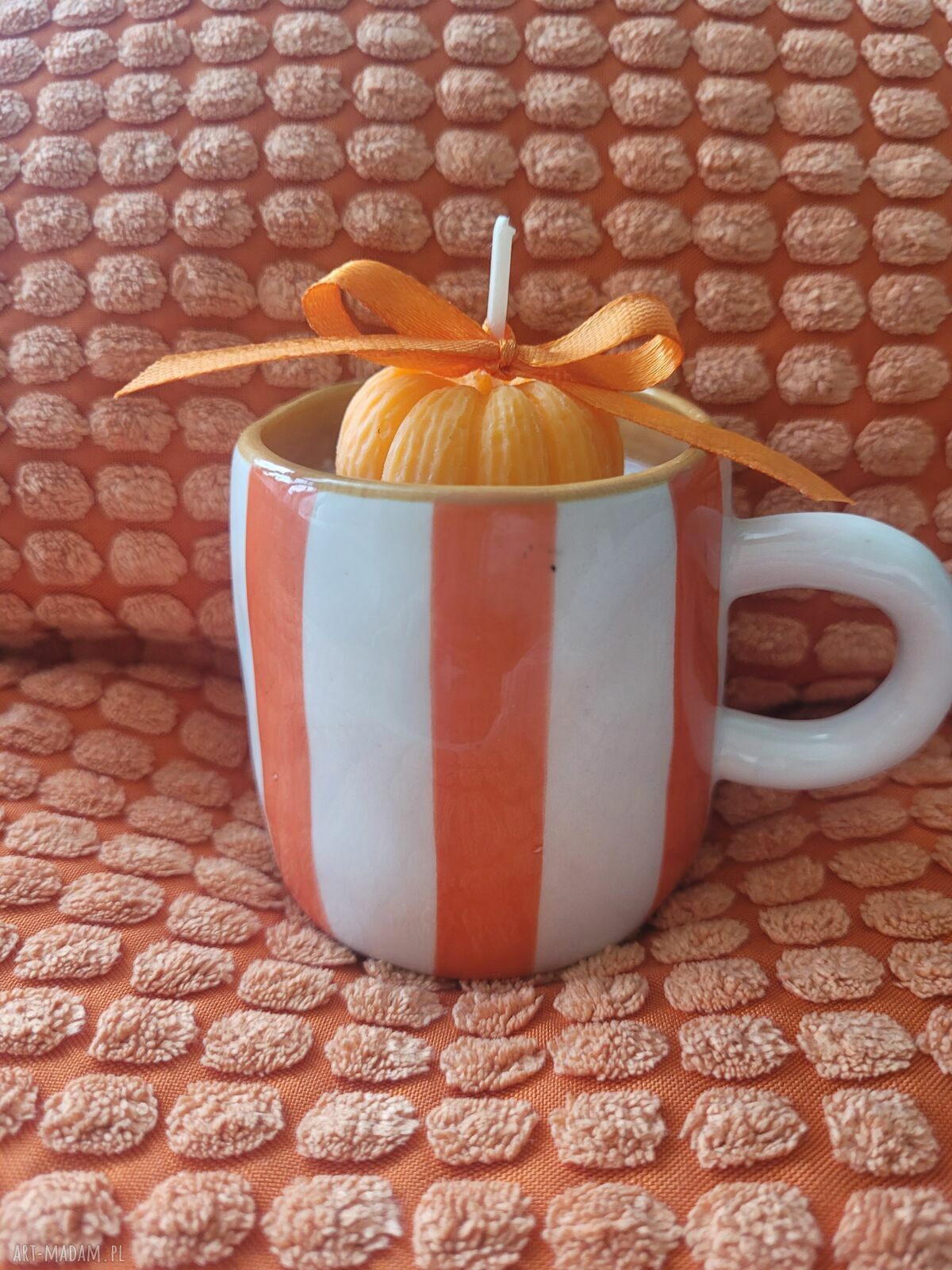Świeca sojowa handmade w filiżance marki Homla