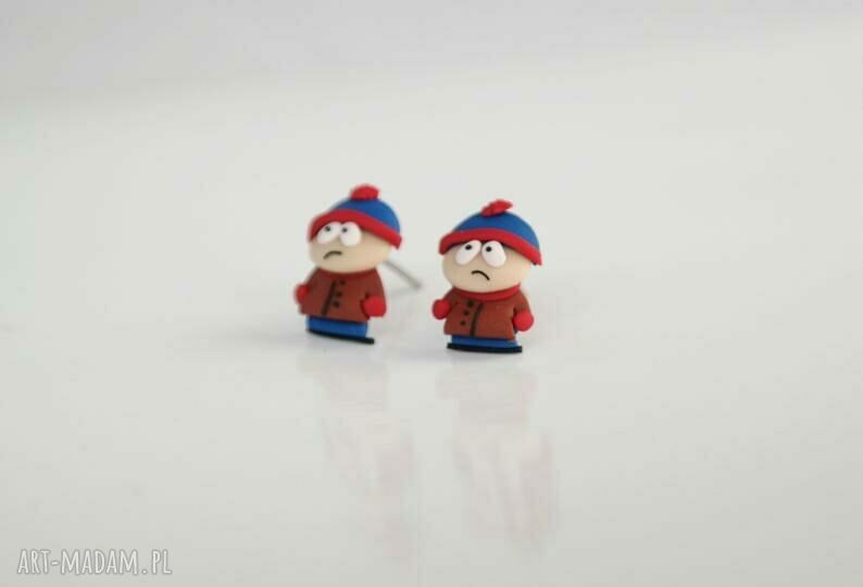South Park - Stan - lekkie i wygodne kolczyki wkręty