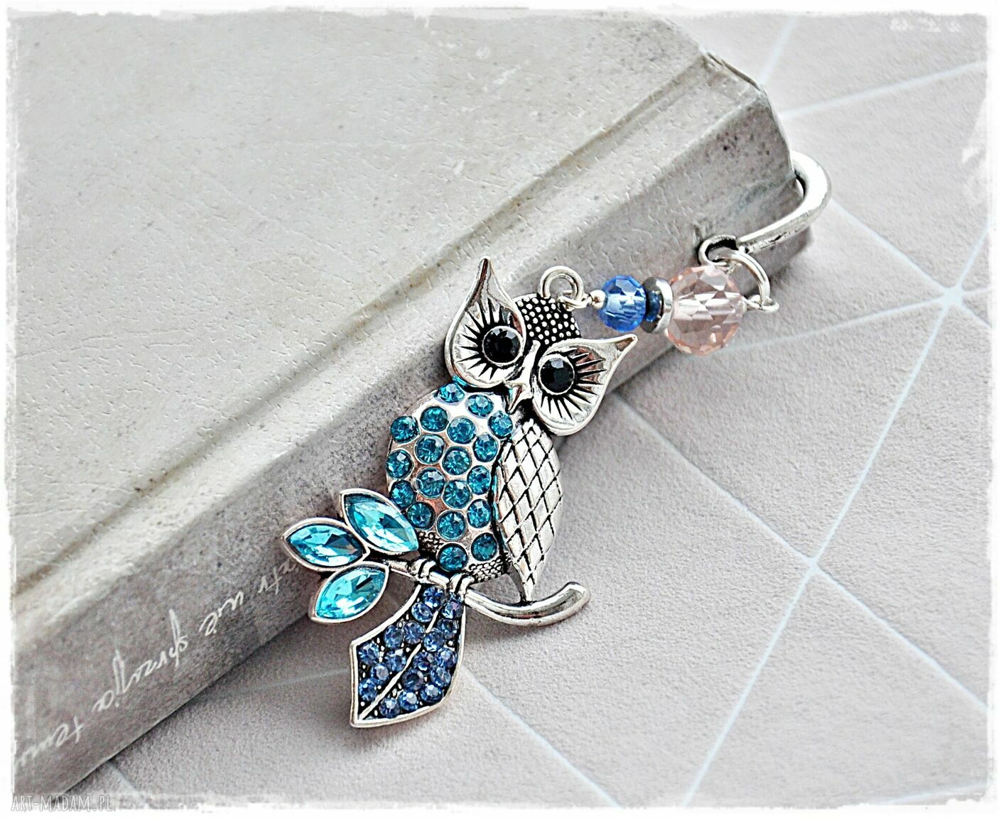 Elegancki prezent dla Nauczycielki zestaw z zakładką handmade