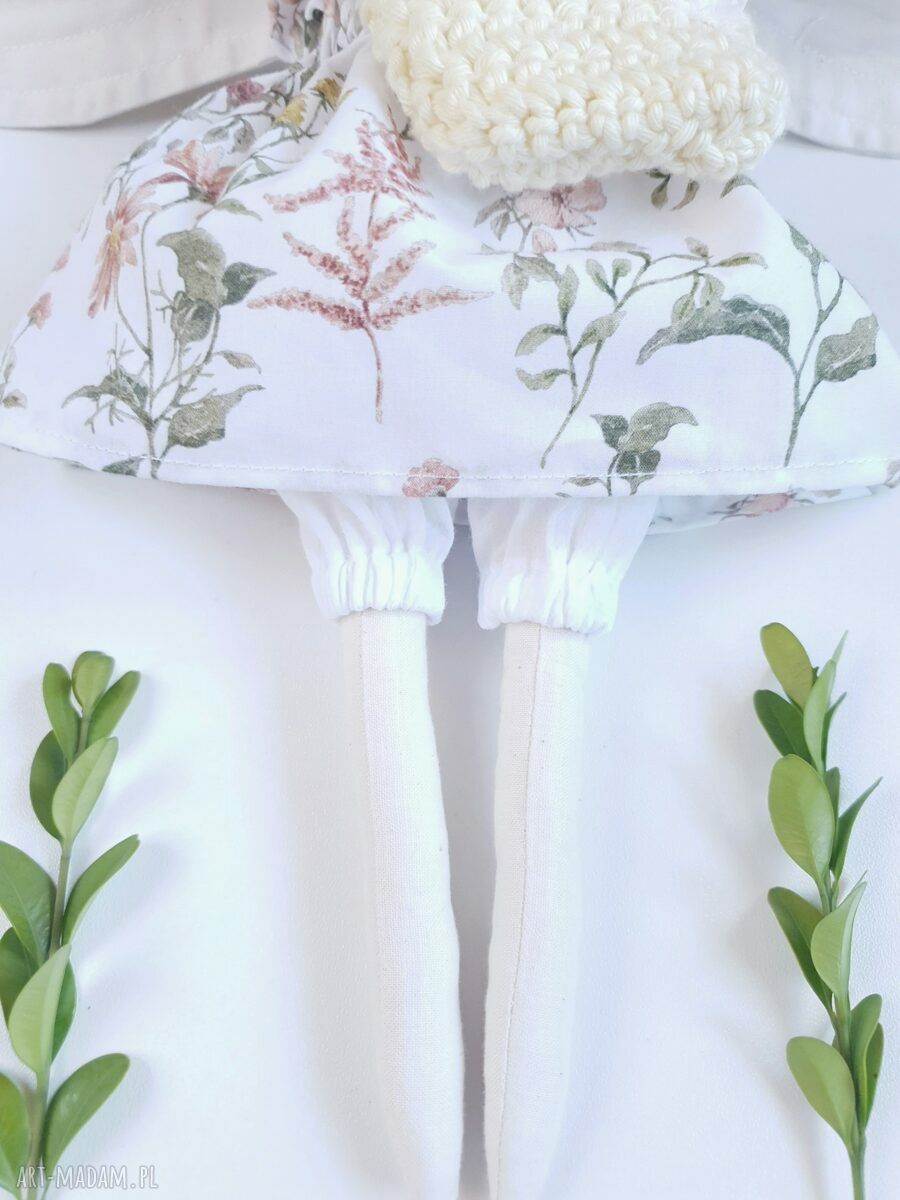 Lalka Sowa Hania - ręcznie robiona przytulanka 33 cm