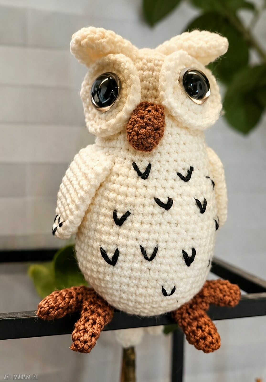 Sóweczka amigurumi - ręcznie szydełkowana sówka dla dziecka